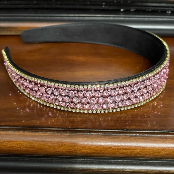 COPY - Elegant Pink Crystal Headband new - Picture 1 of 2